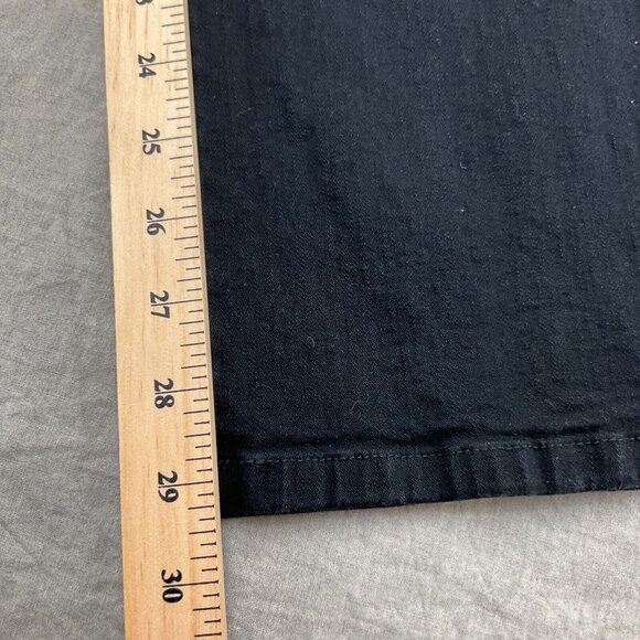 Not Your Daughters Jeans Women 12P 29Wx29L Black Bootcut Denim Stretch USA VTG - Picture 9 of 13